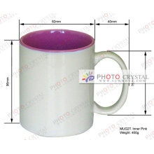 color inside sublimation mugs